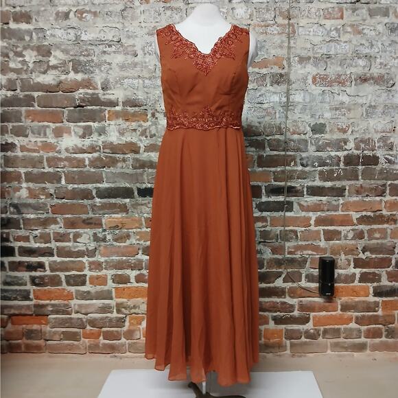 Mother of the Bride Dress Suit 2 Piece Women's Size 10 Cocktail Party Wedding - Picture 8 of 12